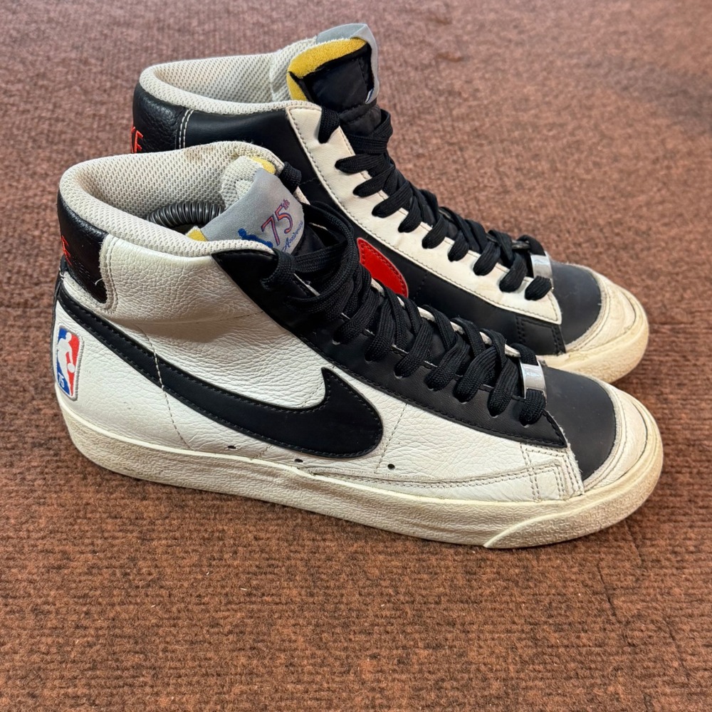 NBA Nike Blazer Mid 77 EMB 75th Anniversary Trail Blazers DD8025-101 Mens 6.5 A-